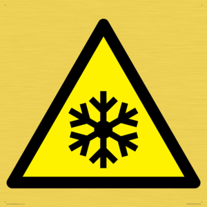W010 Warning: Low temperature/freezing conditions
